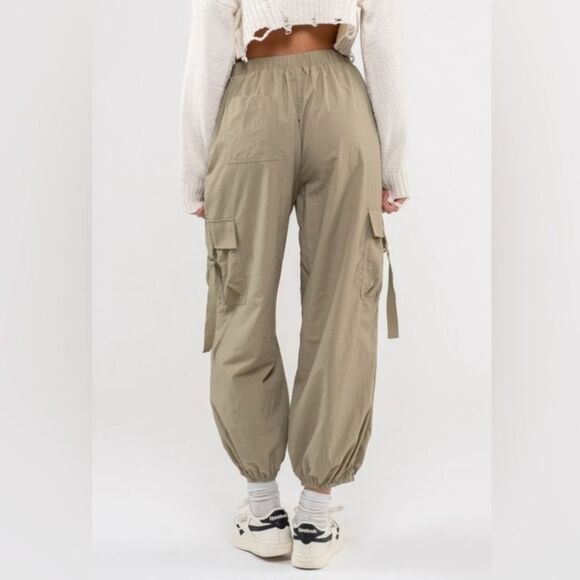 Blu Pepper  Beige Joggers Sz Med - Picture 4 of 13